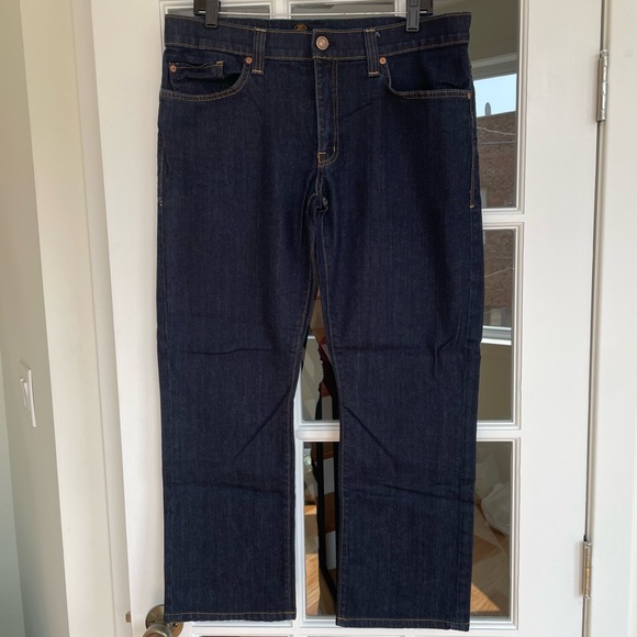 Fidelity Denim Men’s Impala Stretch Dark Blue Town Rinse Straight Leg Jeans EUC - Picture 4 of 9